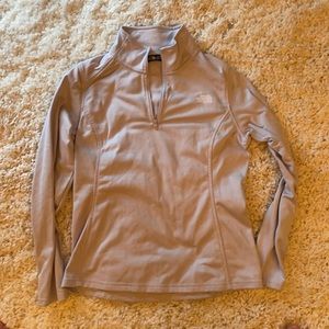Light Purple Northface Quarter Zip